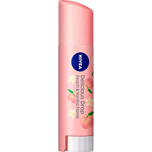 Nivea - Delicious Drop Lip Balm Peach Fragrance Skincare