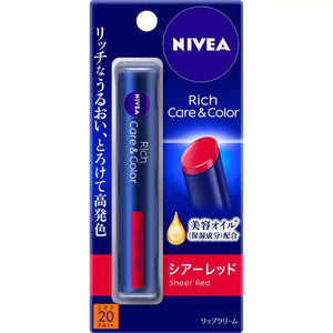 Nivea Rich Care & Color Lip - Sheer Red Skincare