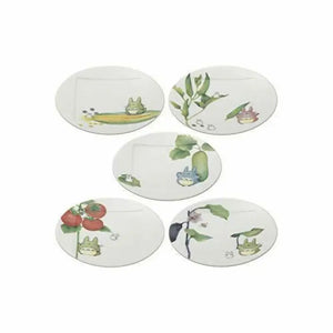 Noritake My Neighbor Totoro 15.5 Cm Plate Set 5 Piece Vf9931