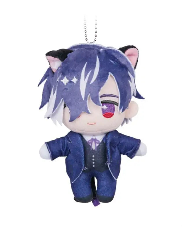 Obey Me! Belphegor Plush Mascot Kuroneko Shitsuji Kissa Eimo