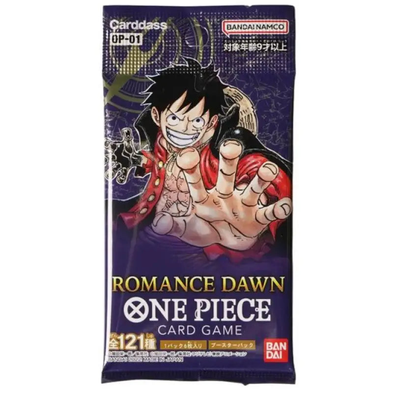 ONE PIECE Card Game Booster Pack ROMANCE DAWN Single - Collectible Trading Cards