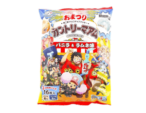 One Piece Sandwich Cookies, Vanilla And Soda Flavor, 16 Pieces