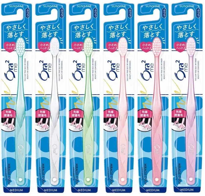 Ora2 Me Toothbrush Miracle Catch [Norm] 6 Pack - Adult