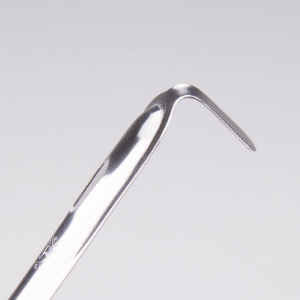 Stainless Steel Metal Soup Ladle Set in Three Sizes, perfect for kitchen use and noodle dishes