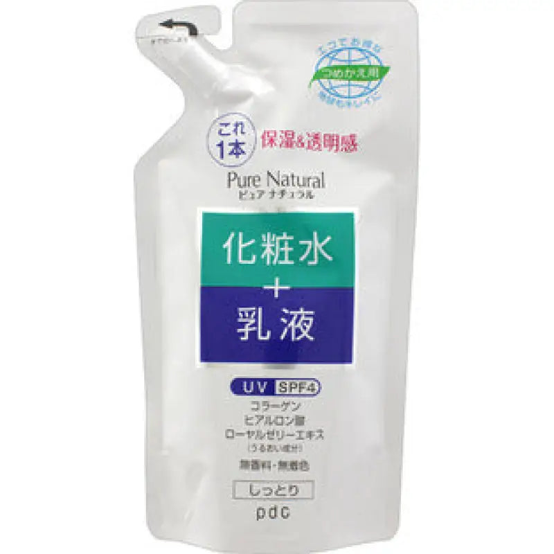 Pdc Pure Natural Lotion & Emulsion Uv Protection 200ml [refill] - Japanese Facial Care Skincare