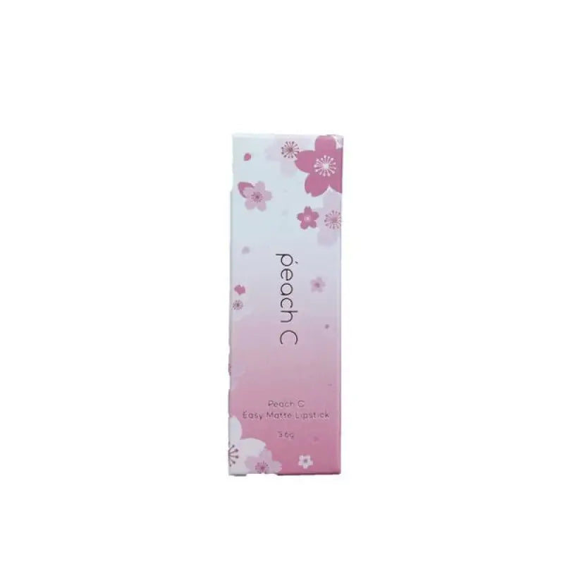 Peach C Easy Matte Lipstick Blossom Cherry 3.6g - Lip Gloss For Makeup Lips Care