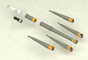 Plastic Model Soyuz Rocket Transport Train 1/150 Scale - Kit