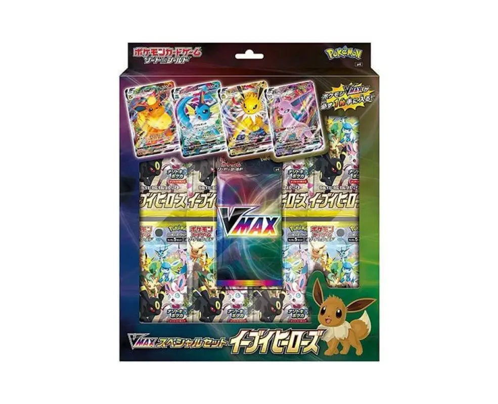 Pokemon Cards: Sword & Shield Eevee Heroes Vmax Special - TOYS GAMES