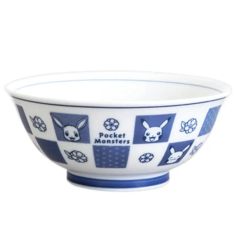 Pokemon Center Chiyogami Designed Ramen Bowl Pikachu/Eevee