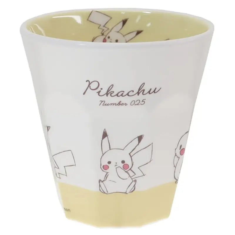 Pokemon Center Melamine Cup Pikachu Number 025 Together