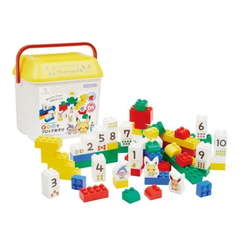 Pokemon Center Original Block Play With Monpoke - Stuffed Animals