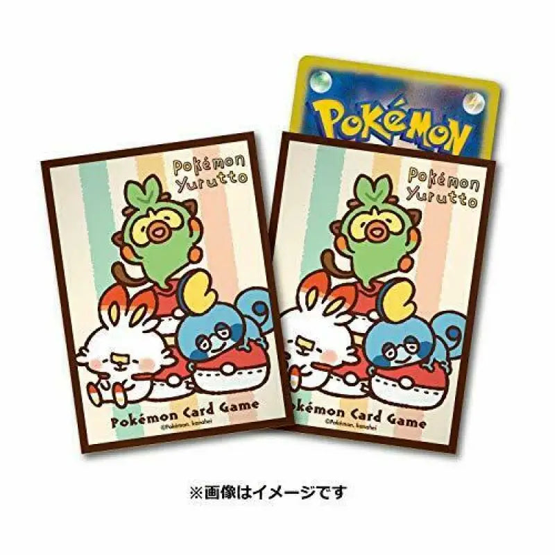 Pokemon Center Original Card Game Deck Shield Yurutto Cushion Ver Anime - Toy