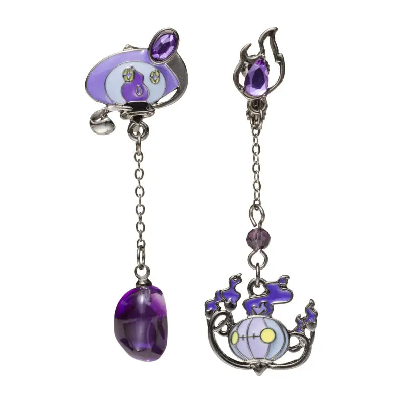 Pokemon Center Original Evolution Earrings Lampent > Chandelure