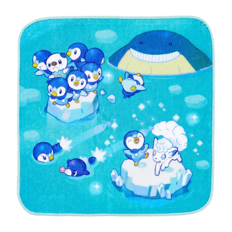 POKEMON CENTER ORIGINAL - Hand Towel Piplup’S Daily Life