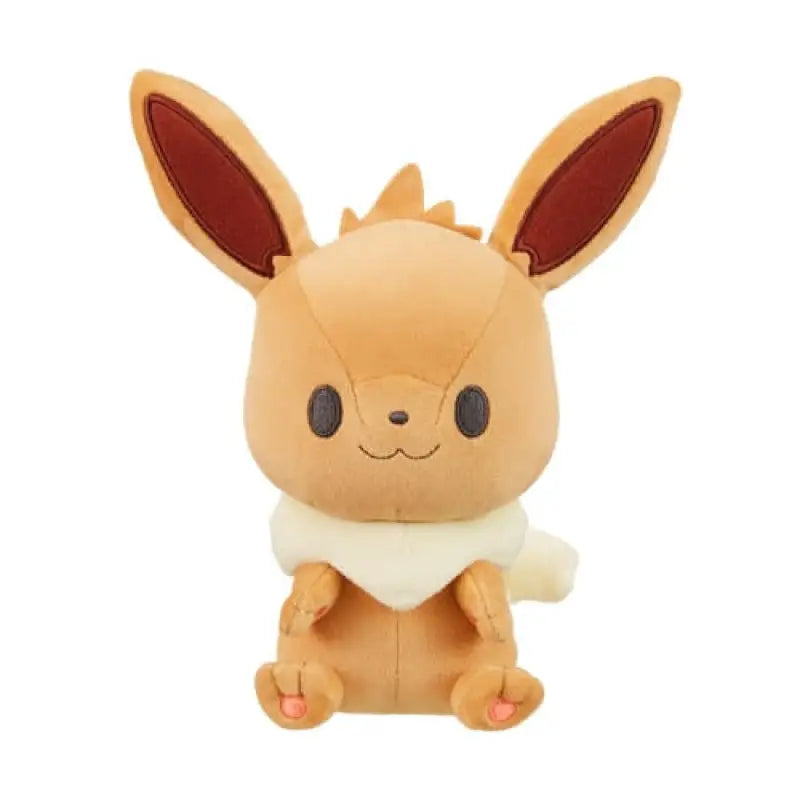 Pokemon Center Original Monpoke Eevee Washable Plush Toy - Stuffed Animals