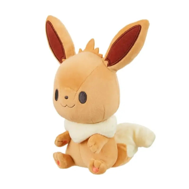 Pokemon Center Original Monpoke Eevee Washable Plush Toy - Stuffed Animals