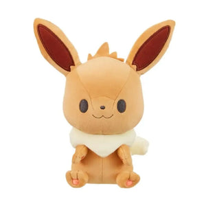 Pokemon Center Original Monpoke Eevee Washable Plush Toy - Stuffed Animals