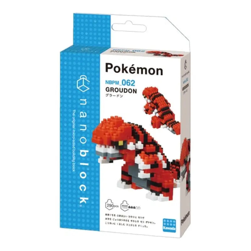 Pokemon Center Original Nanoblock Groudon - Stuffed Animals