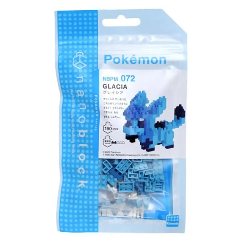 Pokemon Center Original Nanoblock Nbpm_072 Glaceon - Stuffed Animals