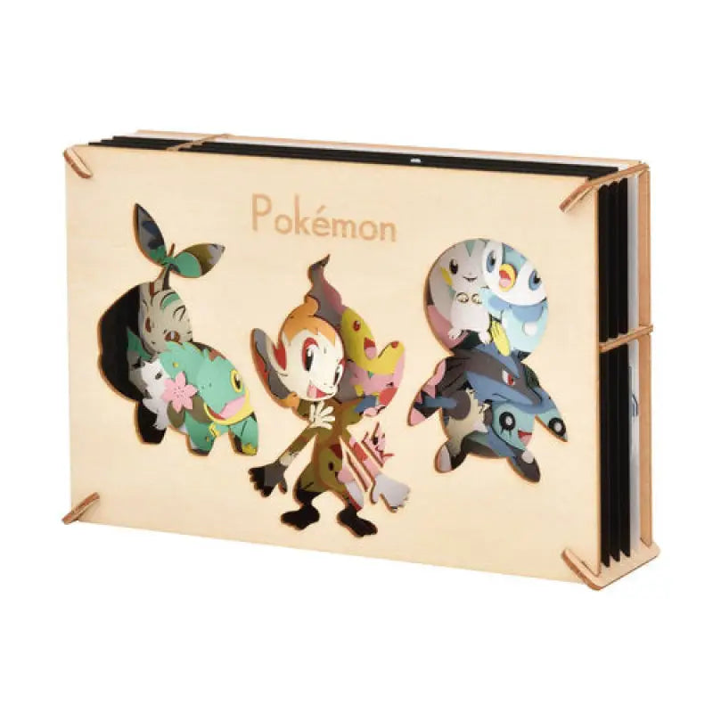 Pokemon Center Original Paper Theater Wood Style Sinnoh - Stuffed Animals