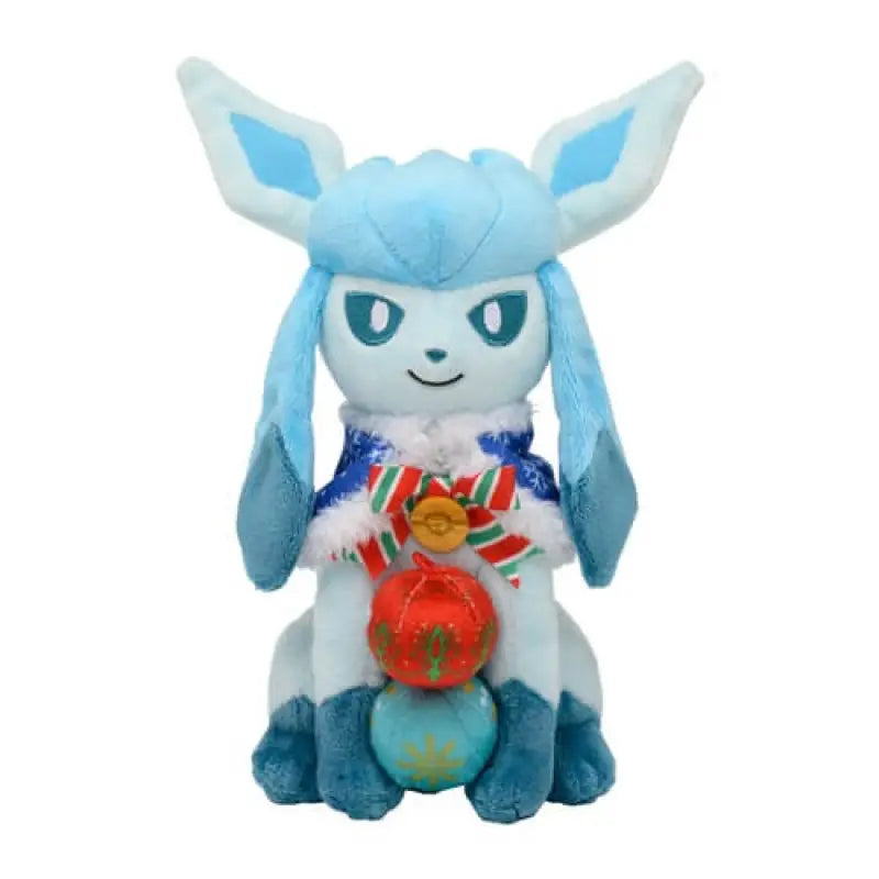 Pokemon Center Original Plush Glaceon Pokémon Christmas In The Sea - Stuffed Animals