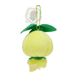 POKEMON CENTER ORIGINAL Plush Mascot Keychain Shinka No Ishi Petilil & Sun Stone Lilligant