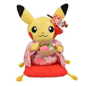 Pokemon Center Original Stuffed Hannari Tea Party Pretend Pikachu Female - Pokémon