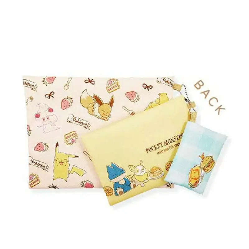 Pokemon Center Original Triple Pouch Set Sweets