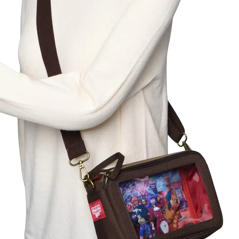 Pokemon Center Original Window Pouch With Shoulder Pokémon Trainers Off Shot! Dande Kibana