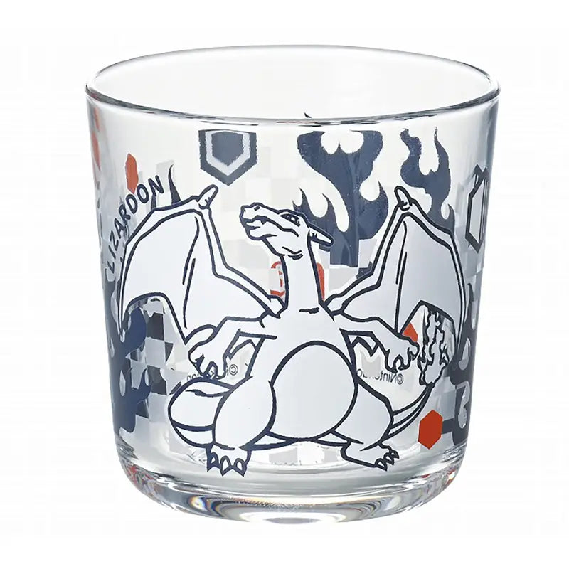 Pokemon Center Paper-Cutting Design Wide Tumbler Charizard