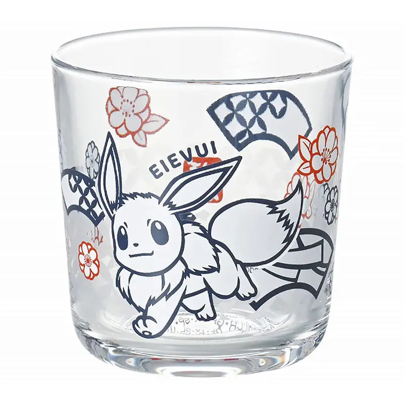 Pokemon Center Paper-Cutting Design Wide Tumbler Eevee