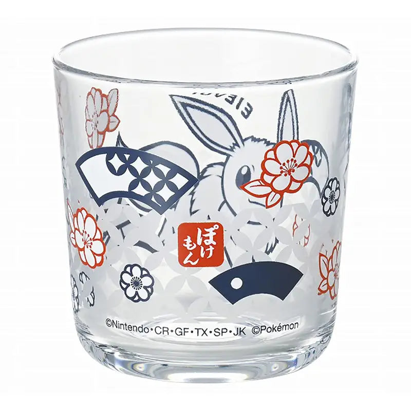 Pokemon Center Paper-Cutting Design Wide Tumbler Eevee