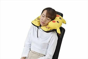 Pokemon Neck Pillow W/mini Cushion Pikachu Yellow Anime Toy - Plush Doll