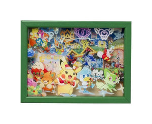 Pokemon Paldea’s Christmas Market Framed Acrylic Art - Anime & Video Games