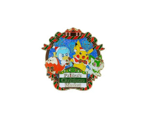Pokemon Paldea’s Christmas Market Logo Pin - Anime & Video Games