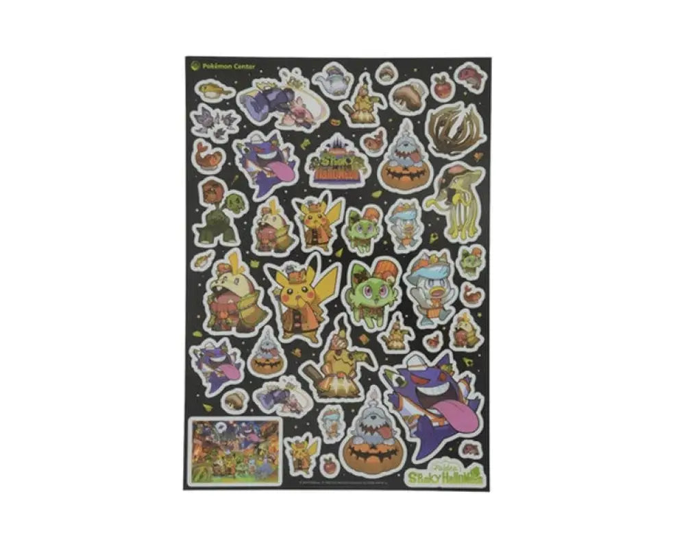 Pokemon Paldea Spooky Halloween Sticker Set - ANIME & VIDEO GAMES