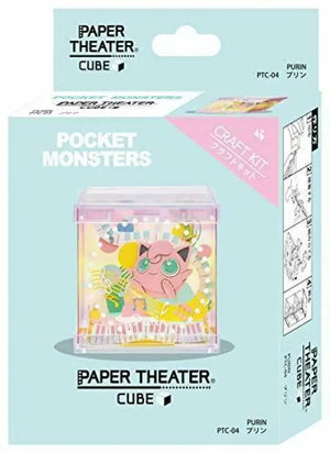 Pokemon Paper Theater Cube Jigglypuff Figure Anime - Toy