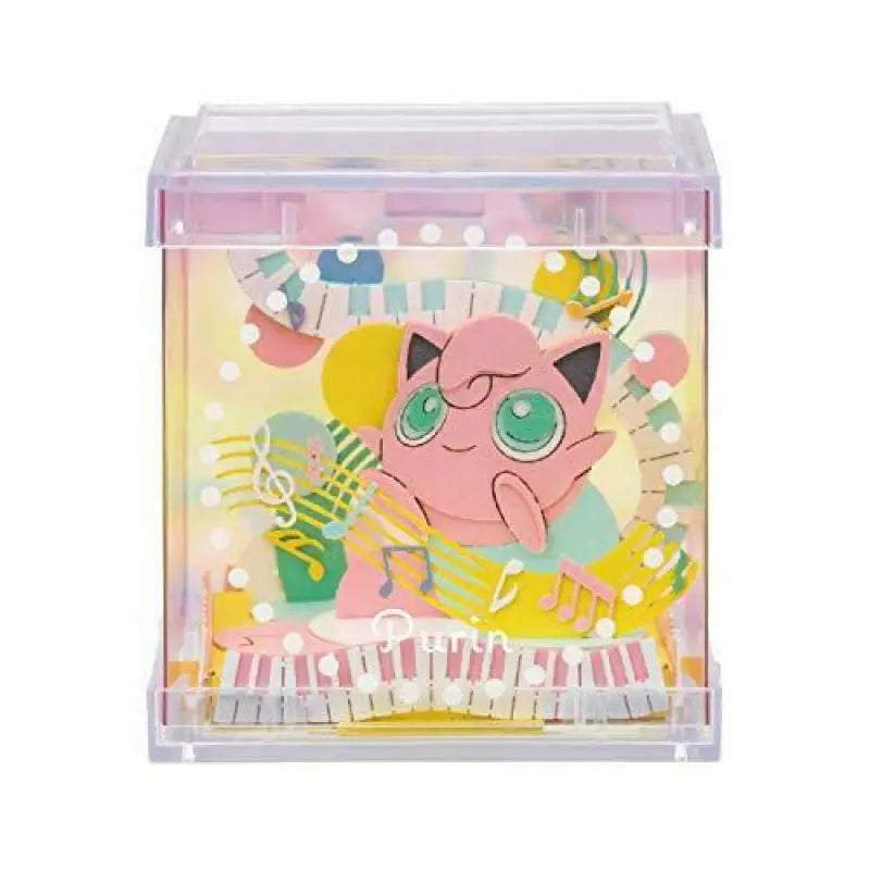 Pokemon Paper Theater Cube Jigglypuff Figure Anime - Toy
