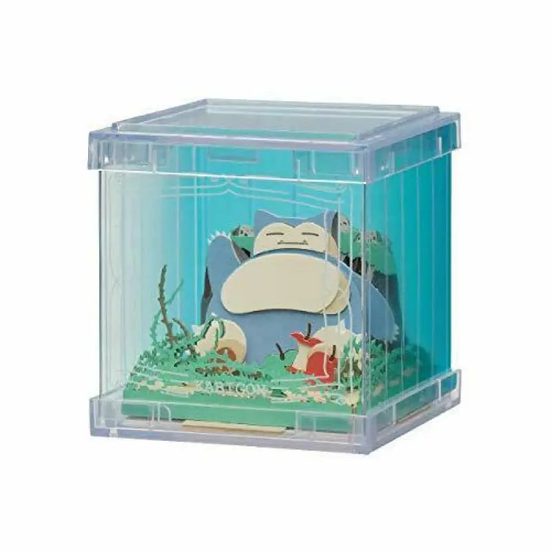 Pokemon Snorlax Paper Theater Cube Interior Anime - Toy