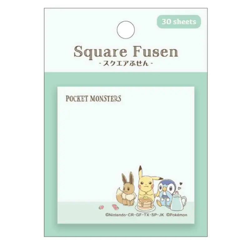 Pokemon [Sticky Note] Square Fusen / Mogumogu