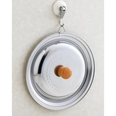 18–20cm Yoshikawa Yukihira Stainless Steel Pot Lid, lightweight design, suitable for home kitchens