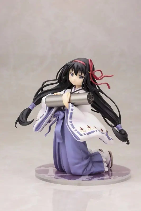 Puella Magi Madoka Magica Akemi Homura Miko 1/8 Pvc Figure Kotobukiya Japan - Scale