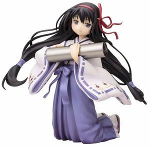 Puella Magi Madoka Magica Akemi Homura Miko 1/8 Pvc Figure Kotobukiya Japan - Scale