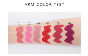 PUERI Lipstick, Lip Gloss, 6 Colors, Cosmetics, Makeup Set