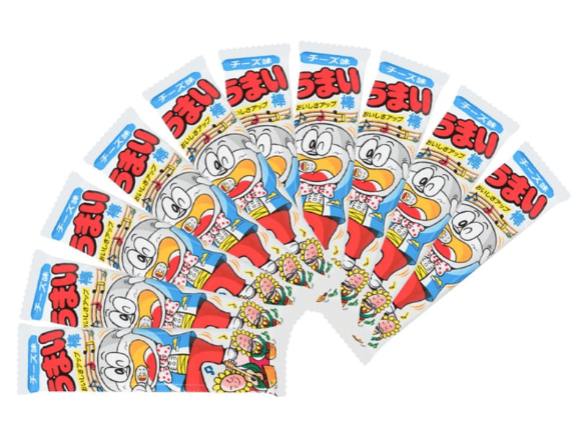 Umaibo Corn Cracker Cheese Flavor 30 Pieces, perfect for parties and snack breaks