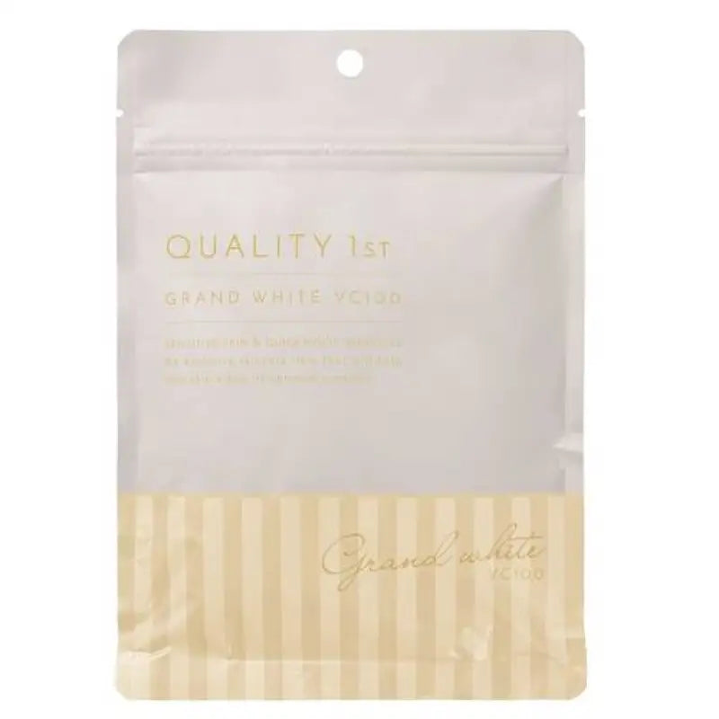 Quality First All - In - One Sheet Mask Grand White Vc100 7 pieces - Japanese Skincare