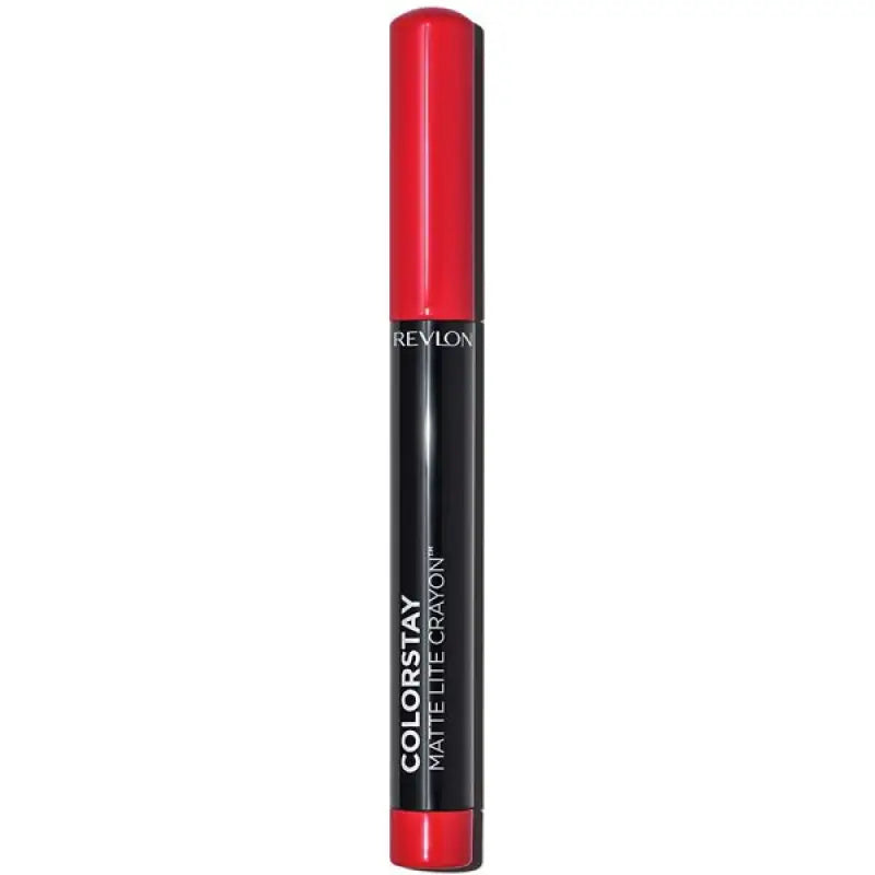 Revlon Color Stay Matte Light Crayon 010 Air Kiss - Japanese Red Lipstick Makeup