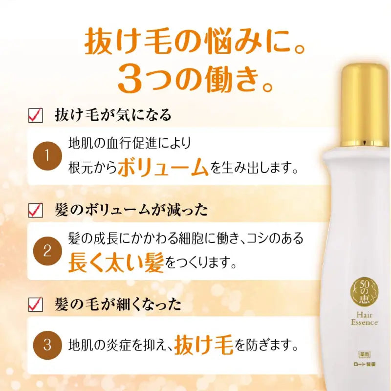 Rohto 50 No Megumi Hair Growth Formula [refill] 150ml - Japanese Care Products