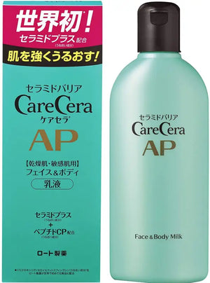 Rohto Carecera Ap Face & Body Lotion Ceramide Plus Peptide CP - Japanese Skincare