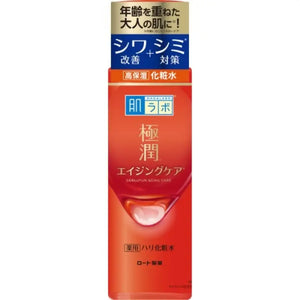 Rohto Hada Labo Gokujun Aging Care Medicinal Tension Toner 170ml - Moisturizing For Skin Skincare